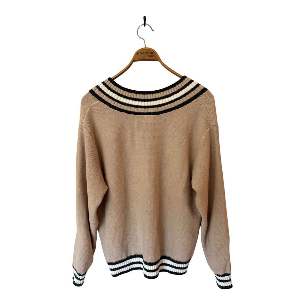The Upside Pilot Louie V-Neck Sweater Size Small Women’s Classic Timeless Style - Picture 3 of 9